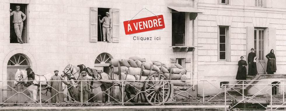 En 1913, le transport des céréales jusqu'à Reguignon par charette
